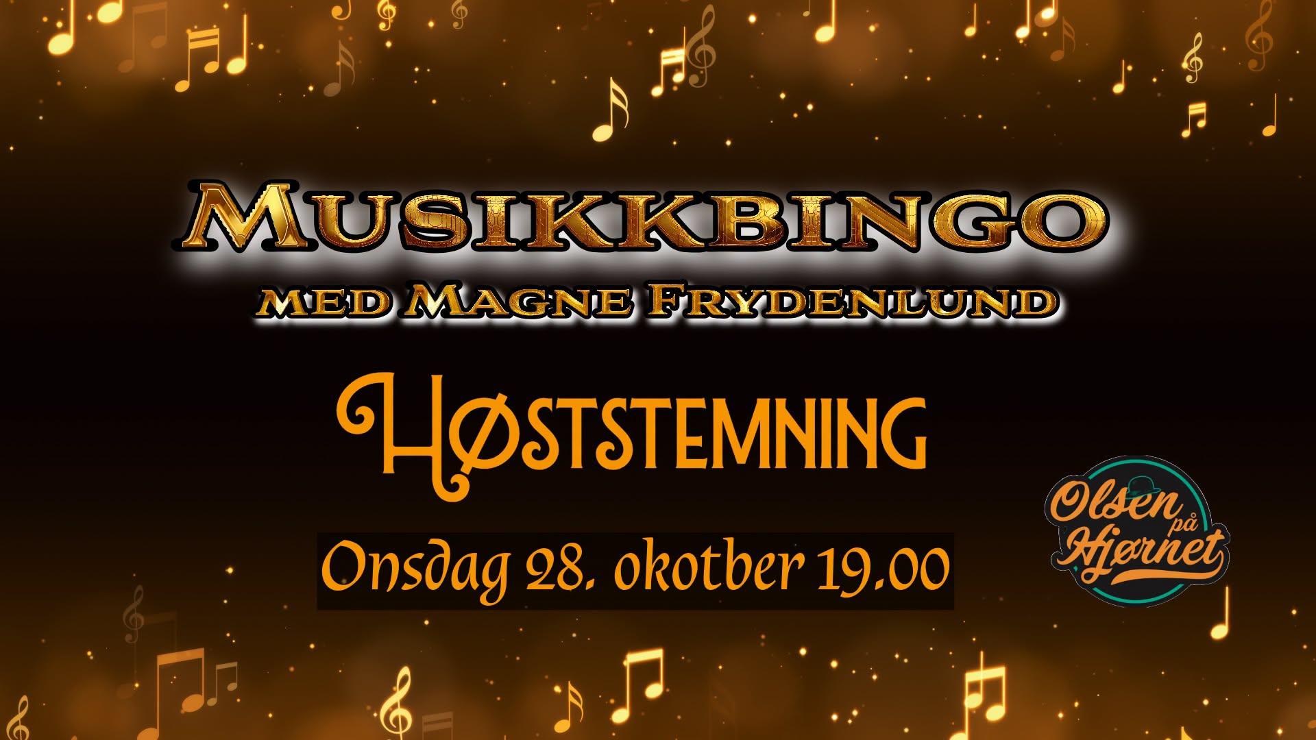 Musikkbingo med Magne Frydenlund