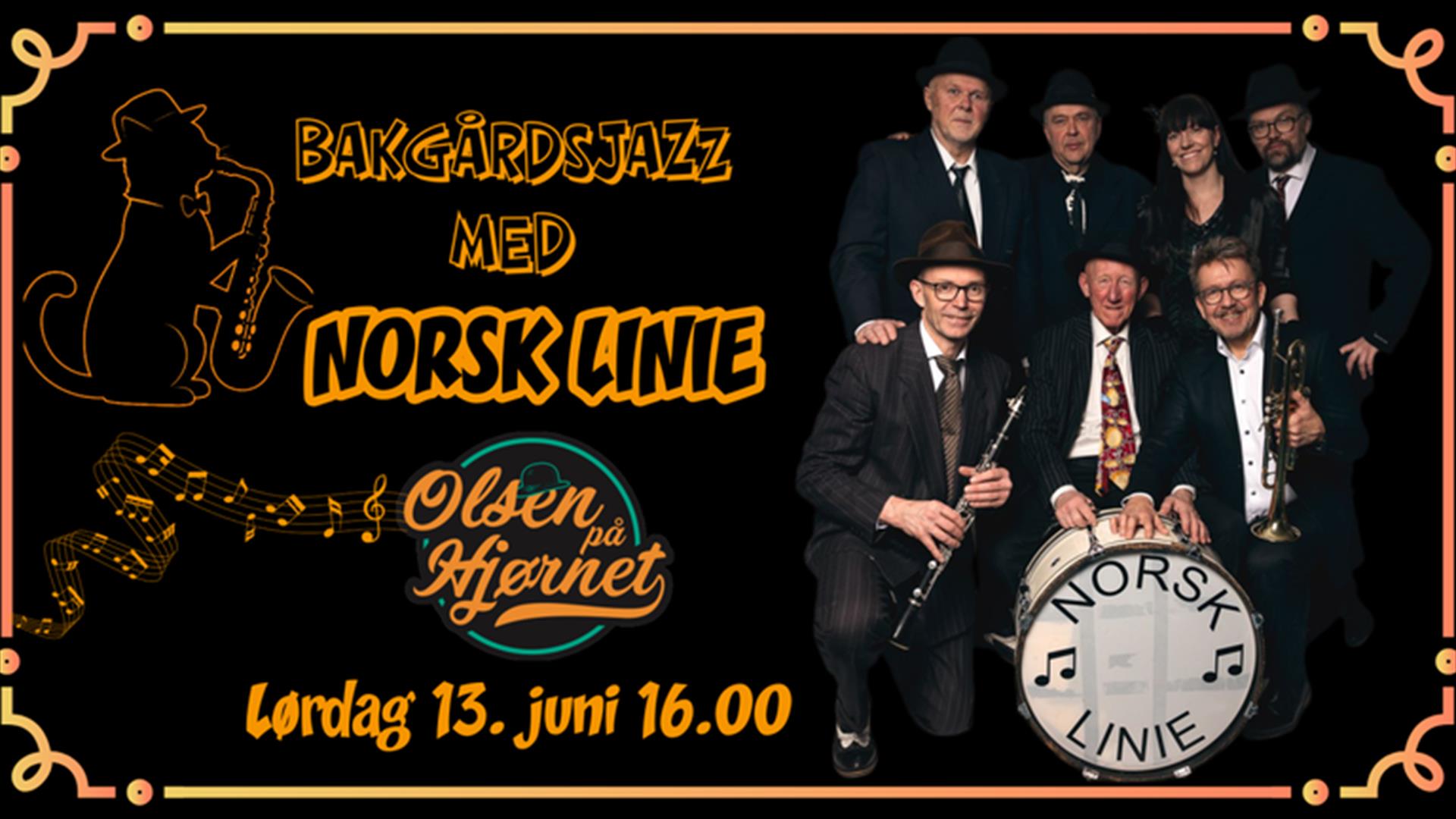 Bakgårdsjazz med Norsk Linie // Olsen på Hjørnet 13.06.2026