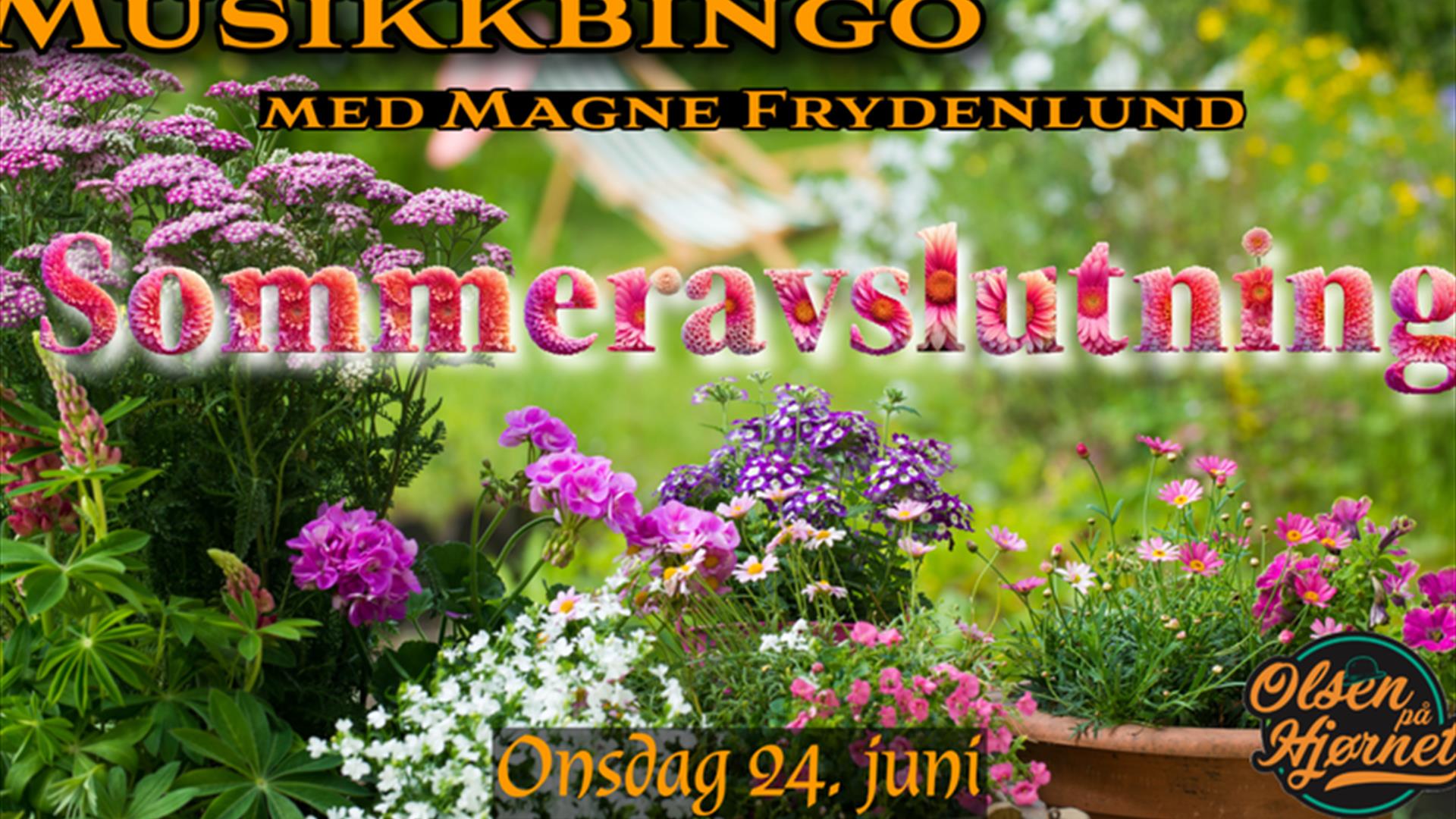 Musikkbingo - Sommeravslutning 24.06.2026