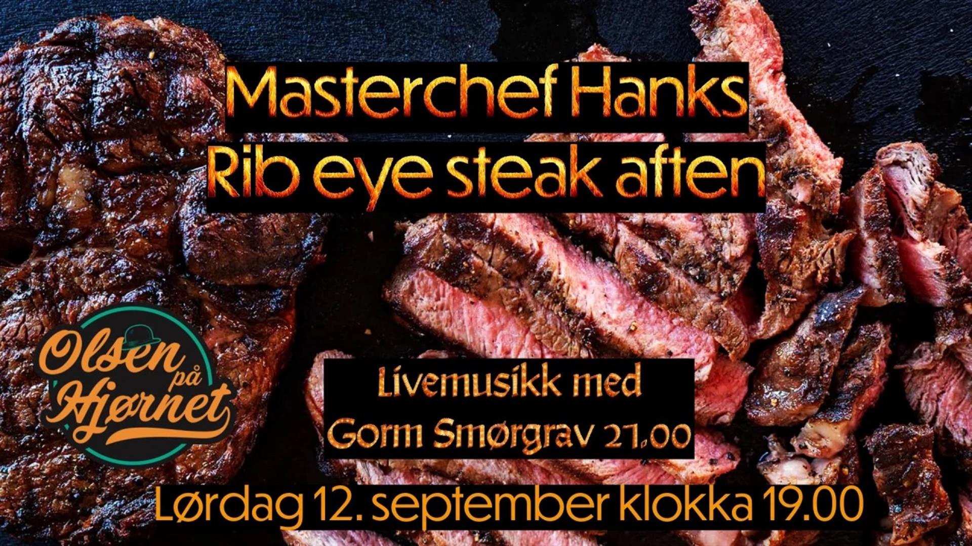 Rib Eye Steak - Entrecote // 21.00 Gorm Smørgrav 12.09.2026