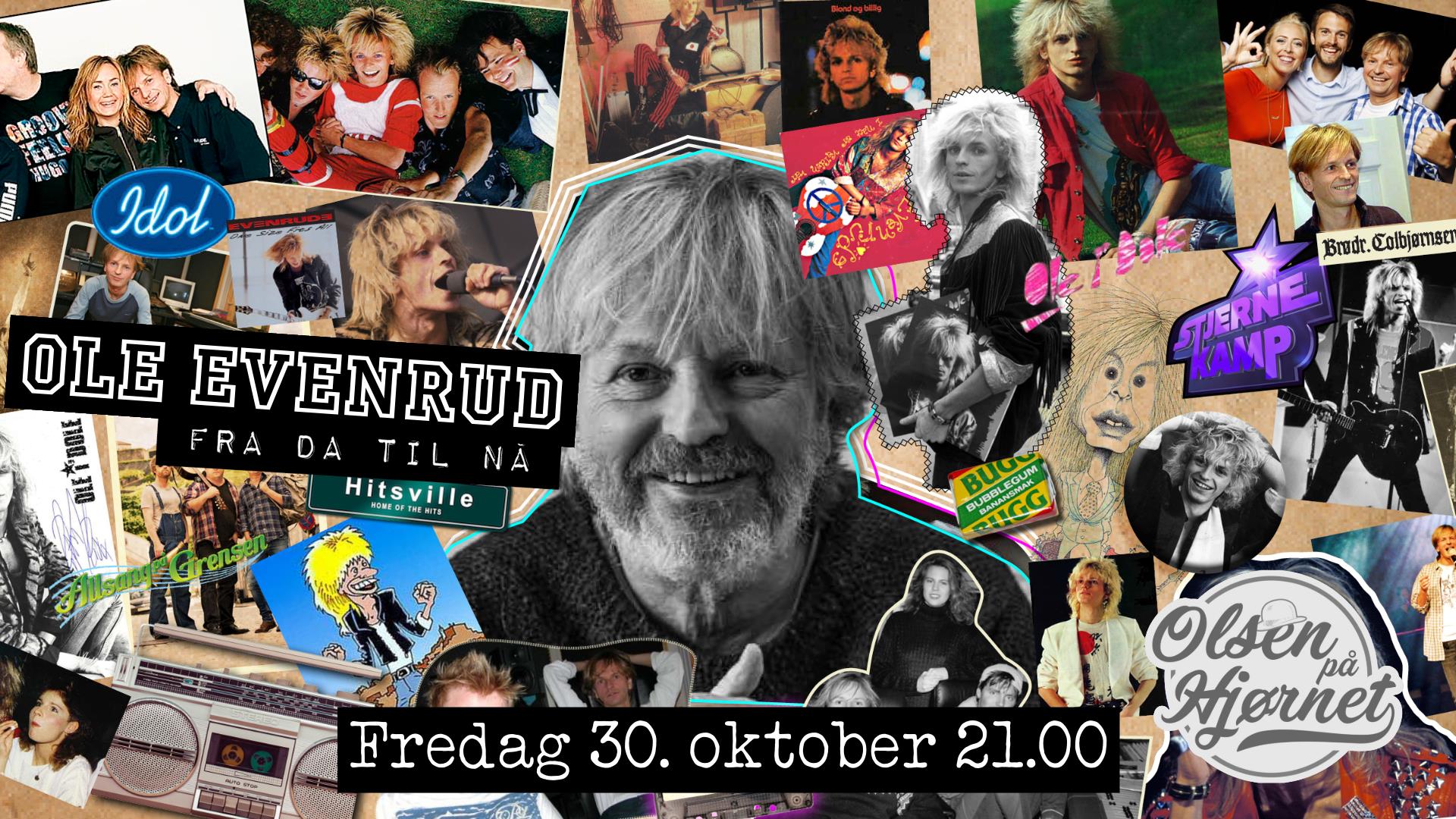 Ole Evenrud - Sirkus uten telt //21.00 // Olsen på Hjørnet 30.10.2026