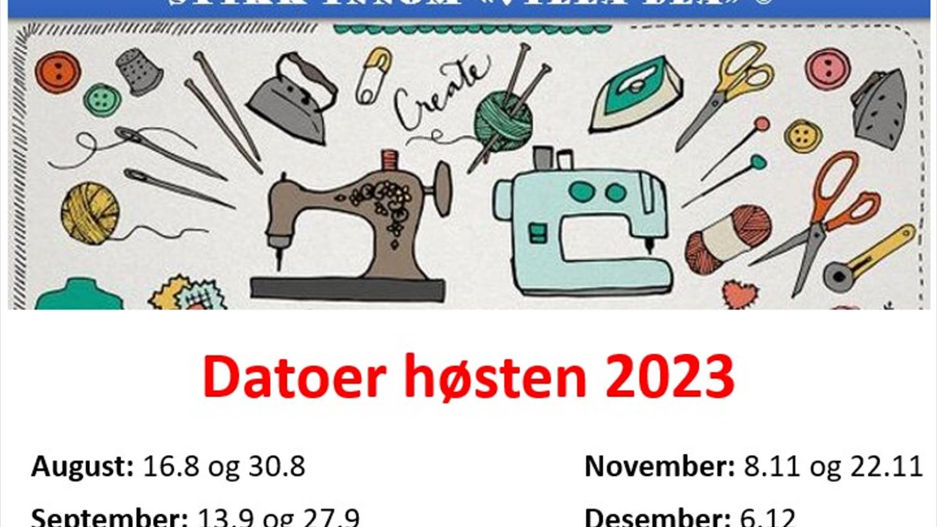 Datoer høsten 2023
