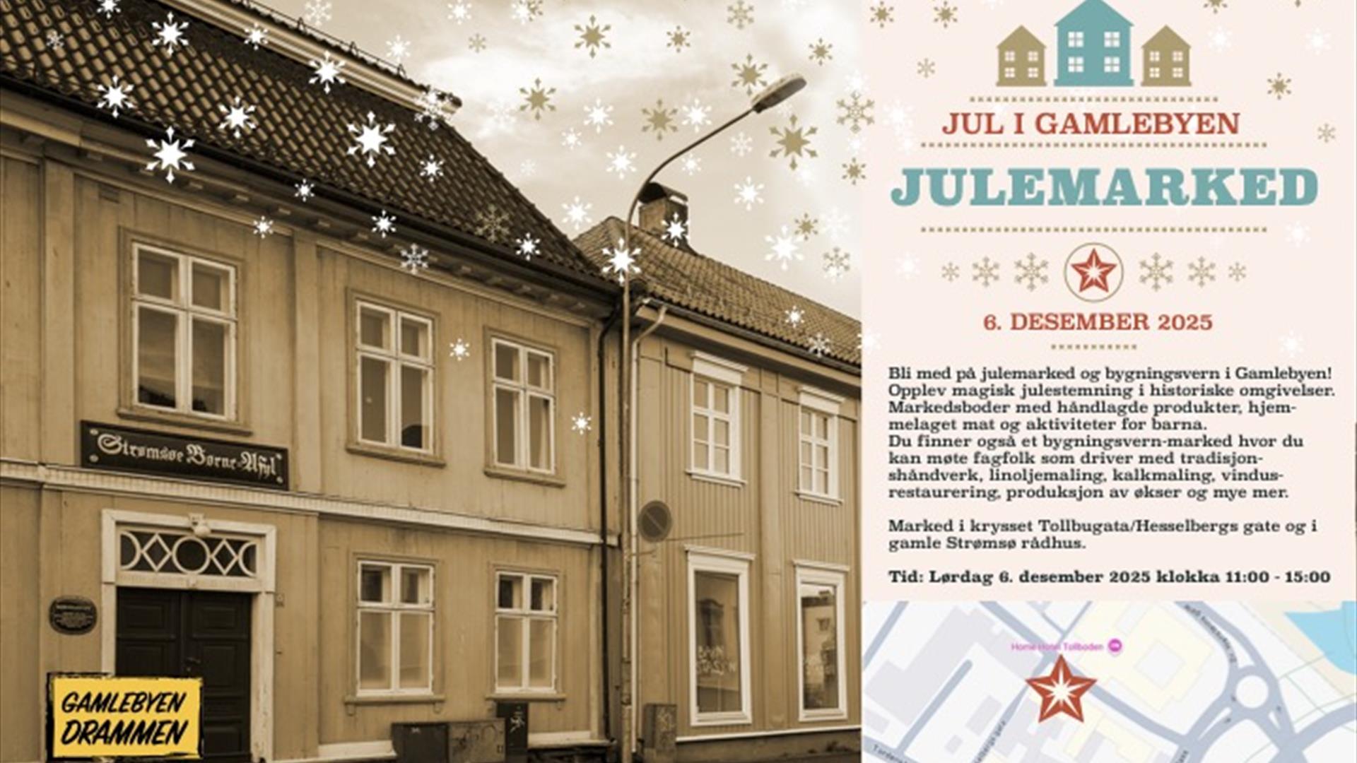 Julemarked i Gamlebyen på Strømsø
