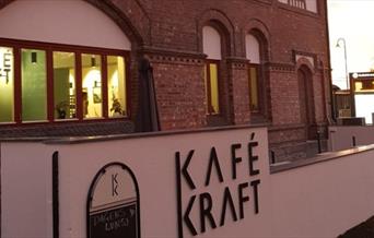 Kafé Kraft i Mjøndalen.