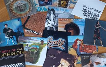 Mye variert vinyl på messa