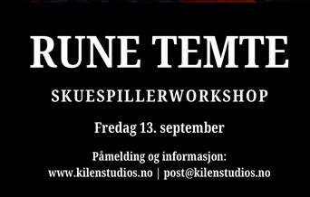 Skuespillerworkshop med Rune Temte