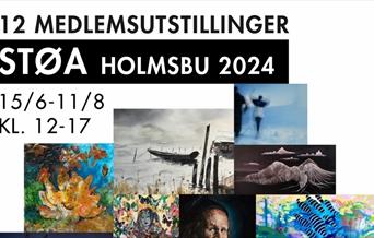 Sommerutstilling i Støa i Holmsbu