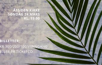 Bach på palmesøndag i Åssiden kirke