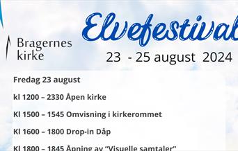 Program Bragernes kirke 23 august