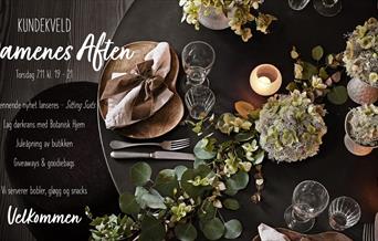 Velkommen til en VIP-helaften for damer i alle aldre (og følge) torsdag 7. november kl. 19.00 – 21.00.