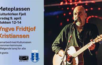 Trubadur Ynge Kristiansen i Kulturkirken Fjell