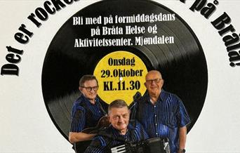 De 3 Glade lakser spiller opp til dans på Bråta