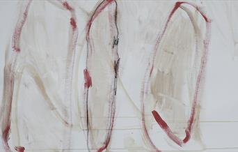 Treenighet, akryl, blyant på lerret, 87x110cm