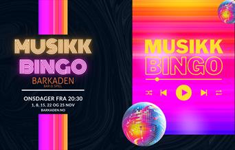 Hver onsdag i november er det musikkbingo på Barkaden