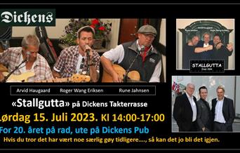 Arvid, Roger og Rune er Stallgutta.