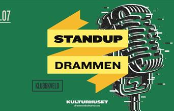 Sommer og standup skyer over Drammen