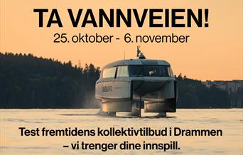Ta vannveien! Test fremtidens kollektivtilbud 25. okt-6.nov