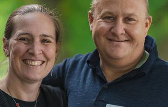 Jan Rune og kona Marion