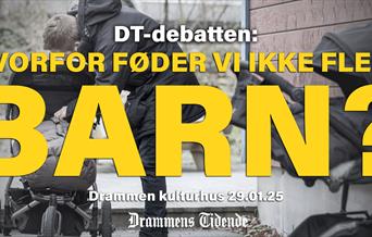 Drammens Tidende inviterer til debatt om de lave fødselstallene.