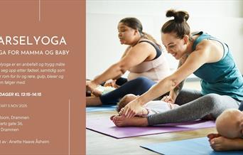 Barselyoga i Drammen med Anette