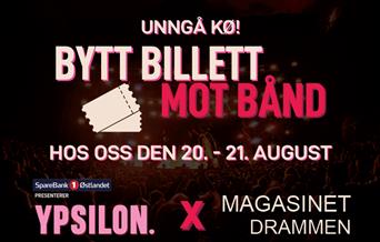 Billett mot bånd Magasinet Drammen