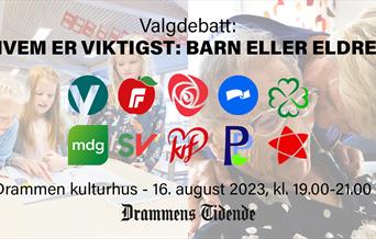 Drammens Tidende arrangerer flere debatter i løpet av valgkampen.