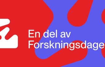 Logo av Forskningsdagene med teksten en del av Forskningsdagene
