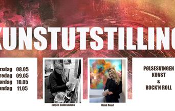Kunstutstilling med Heidi Ruud og Jørgen Gulbrandsen.