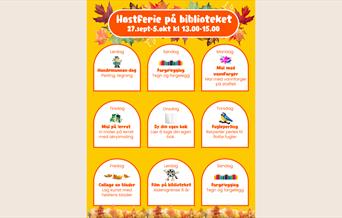 Høstferie på Drammensbiblioteket