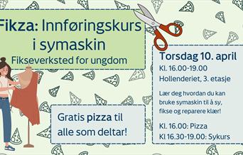 Fikza: Innføringskurs i symaskin