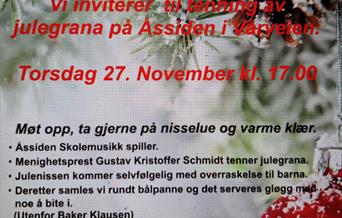 Julegrantenning på Åssiden 27. November Kl. 17.00