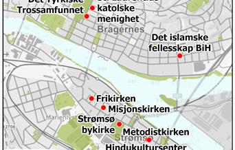 Hellige rom i Drammen