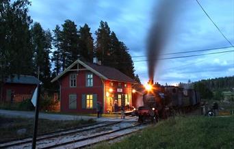 Skumringstoget på Sysle stasjon