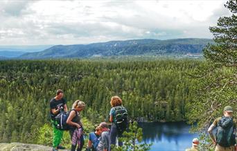 Bildet er fra Tverråsen i Finnemarka