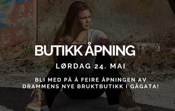 Bli med på åpningen av Drammens nye bruktbutikk, Urban Exchange, 24. mai – pent brukte klær for alle aldre