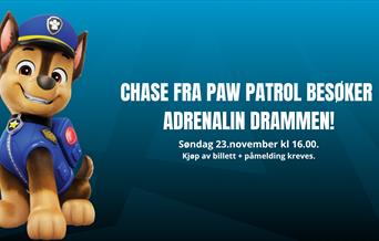 Chase besøker Adrenalin Drammen