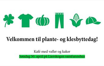 Plante- og klesbyttemarked på Lierskogen samfunnshus