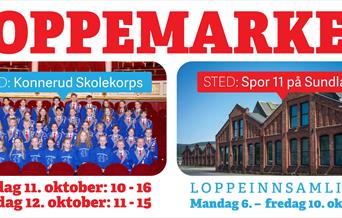 Konnerud Skolekorps inviterer til loppemarked