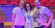 Fra konserten i 2023Leder AiN Buskerud Gro Iren Johnsen Stenberg, og  Tommy og Ronny Nilsen