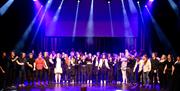 Bilde fra tidligere konserter på musikklinja ved St. Hallvard vgs.