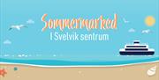 Sommermarked i Svelvik