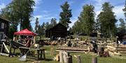 Sigdal Museum under Øksefestivalen 2025. Foto: Henrik Somdal.