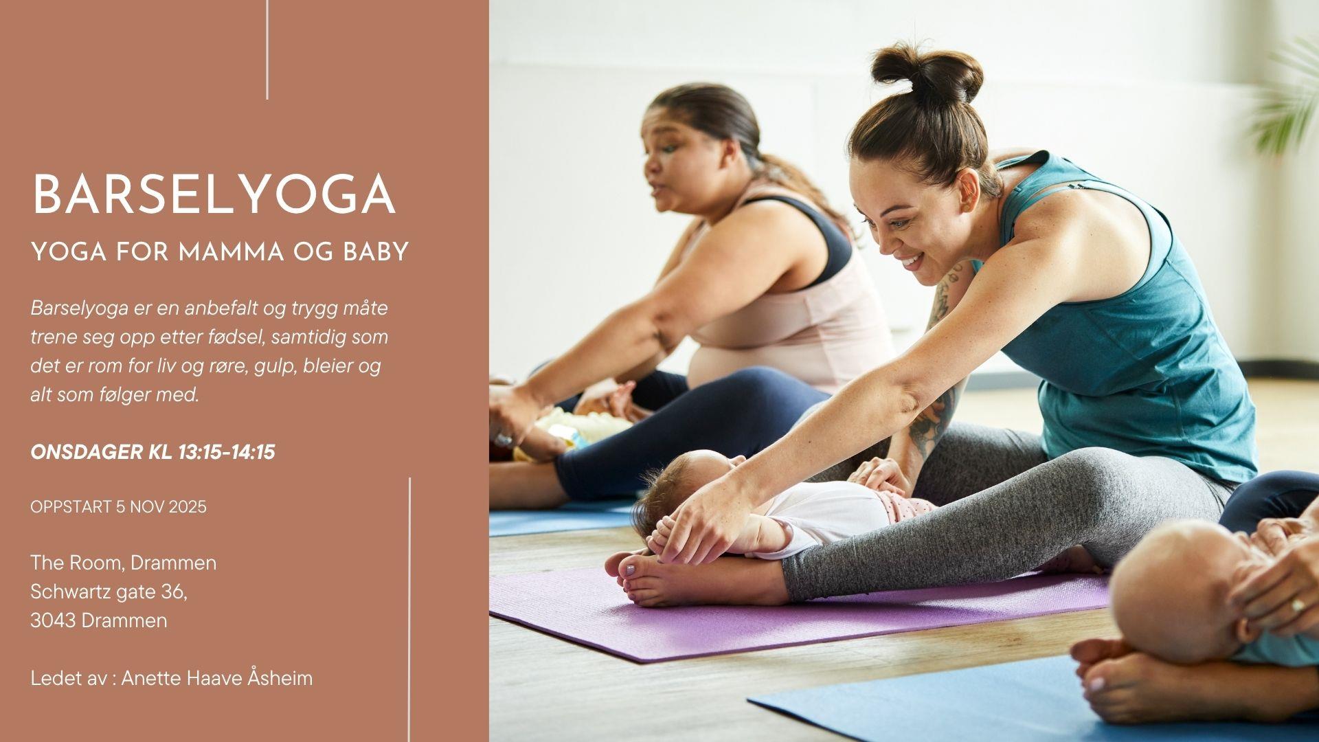 Barselyoga i Drammen med Anette Barselyoga i Drammen med Anette