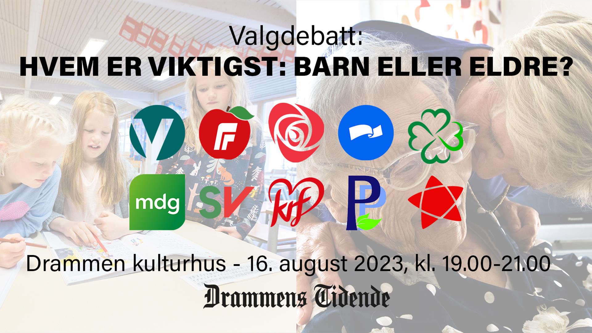 Drammens Tidende arrangerer flere debatter i løpet av valgkampen.