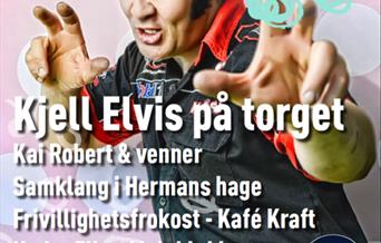 Kjell-Elvis på Mjøndalen Torg