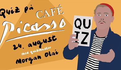 Quiz på Café Picasso med Morgan Olai