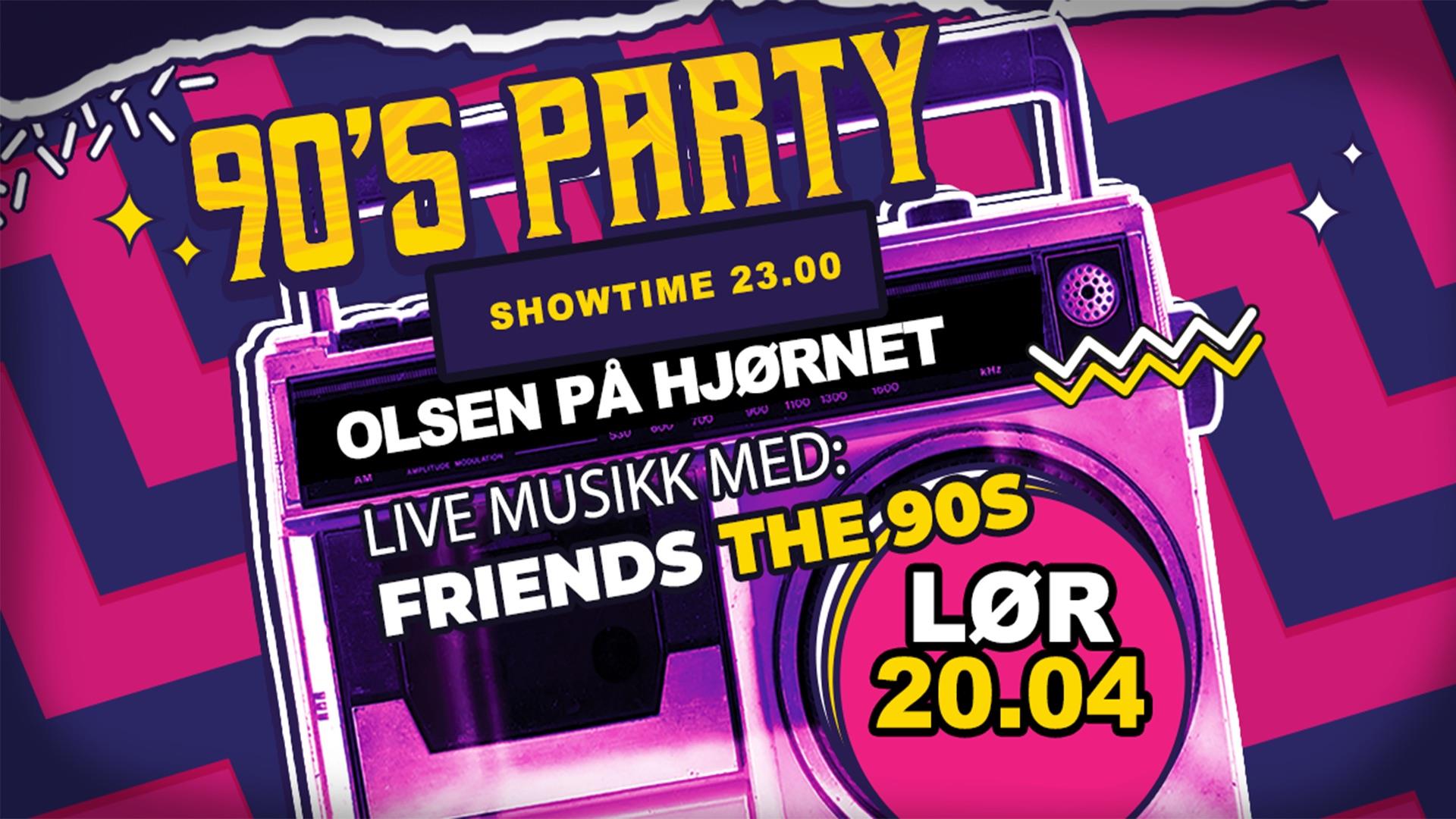 90s party med Friends the 90s!