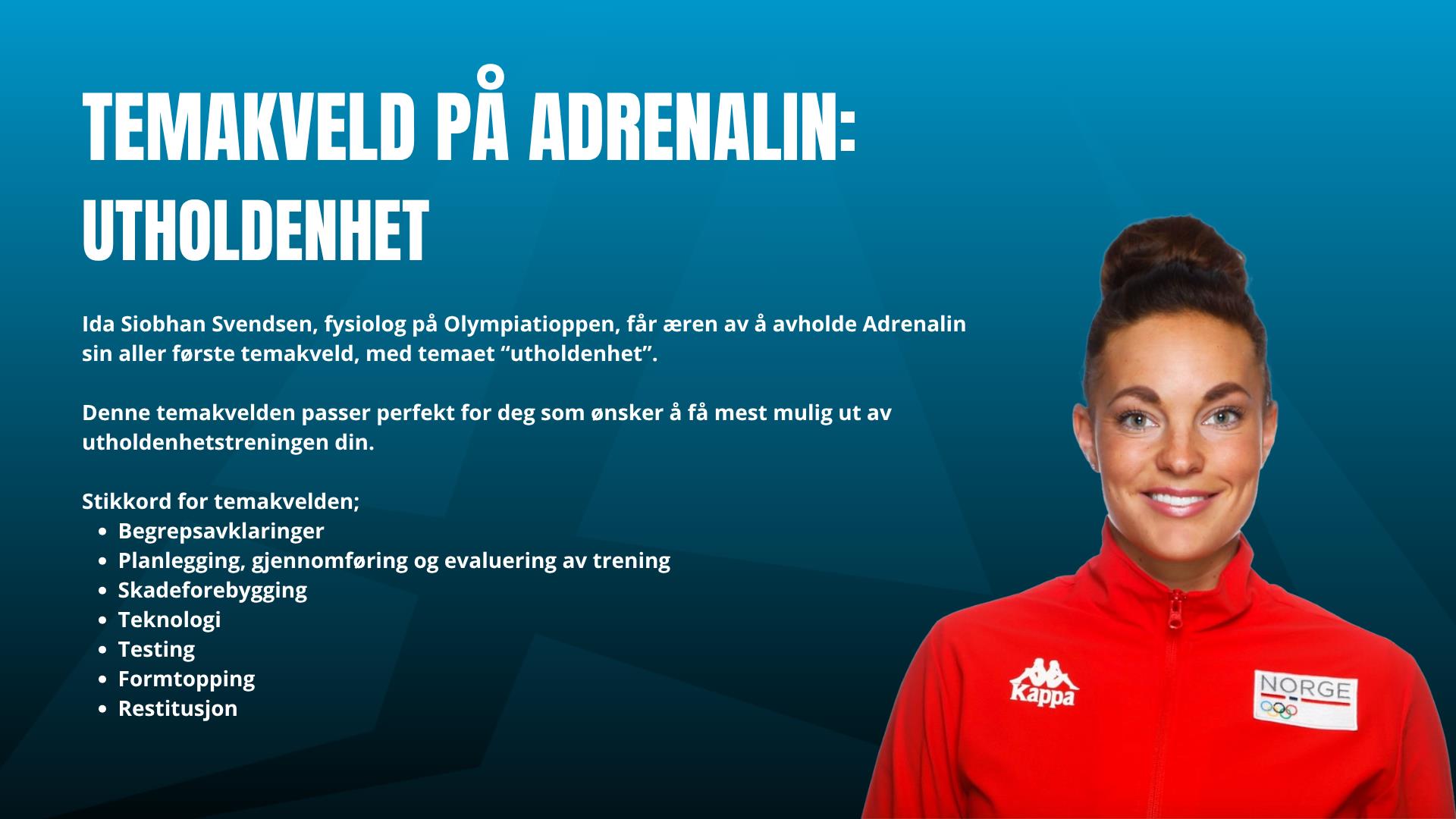 Temakveld: Utholdenhet Temakveld: Utholdenhet